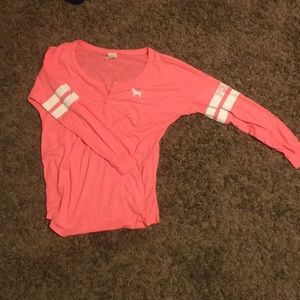 PINK long sleeve sleep shirt